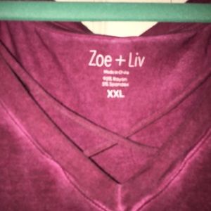 Zoe + Liv graphic soft tee